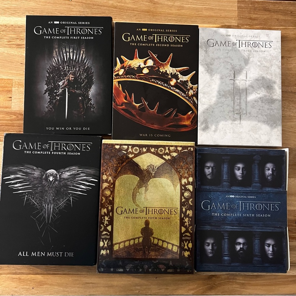 Game Of Thrones : The Complete Seasons 1 - 6 DVD Bundle Lot TV Series L030524
